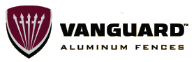 vanguard aluminum fence logo