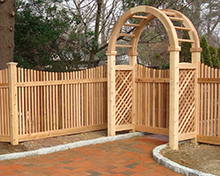 Custom Cedar Fence